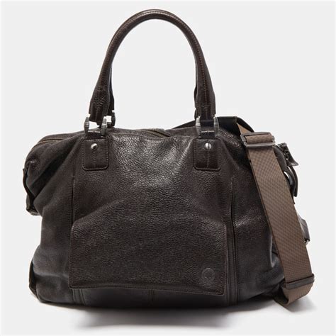 Montblanc Bags Montblanc Dark Brown Soft Grained Leather