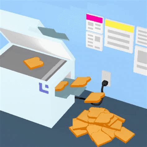 Office Printer GIF - Office Printer Toast - Discover & Share GIFs