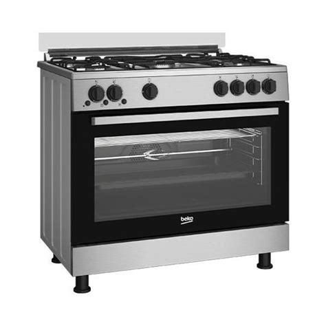 El Iraqi Company Beko Gas Cooker 5 Burners 60 90 Cm Stainless Steel