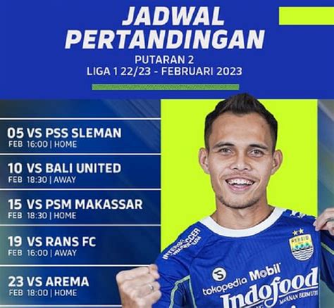 Jadwal Jam Tayang Persib Bandung Vs PSS Sleman BRI Liga 1 Siaran