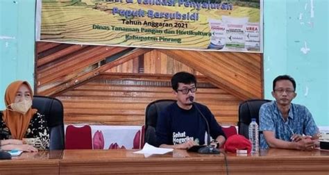 Kadis Pertanian Tanaman Pangan Dan Hortikultura Pinrang Hadiri