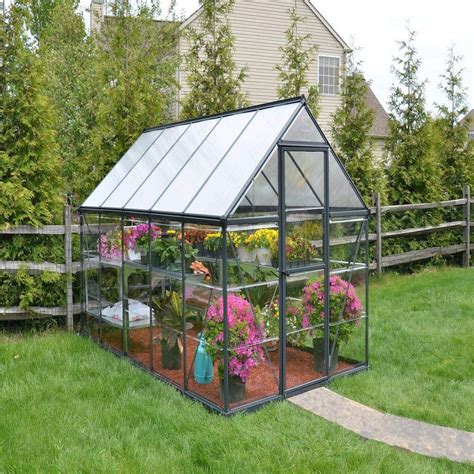 Buy Palram Canopia Hybrid Greenhouse 6x10 Grey Delivery By Primrose