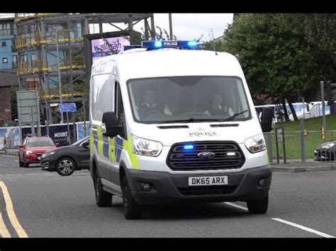 Merseyside Police 2015 Ford Transit Cell Van Responding YouTube