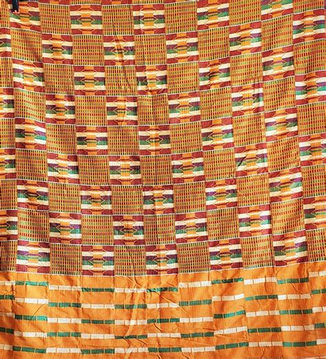 His Vestments Gold African Colors Kente Cloth