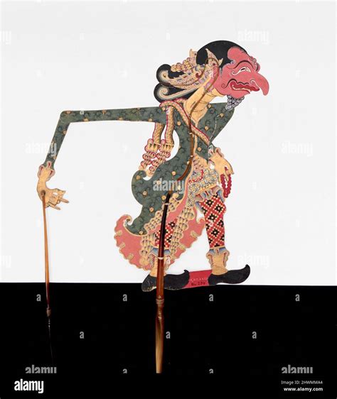 Shadow Puppet Wayang Kulit Of Durna From The Set Kyai Nugroho Maker