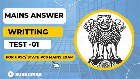 Mains Answer Writing Practice Test Mains Answer Writing Upsc Uk