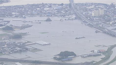 線状降水帯が発生した愛知・三重 大雨で浸水などの被害続出 愛知・豊橋市では水没した車から救出された男性が死亡 一夜明け被害の状況が徐々に明らか