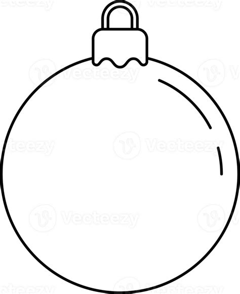 christmas ornament outline icon 27173722 PNG