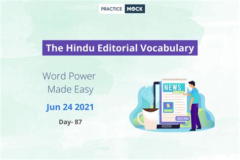 The Hindu Editorial Vocabulary June 24 2021 Day 87