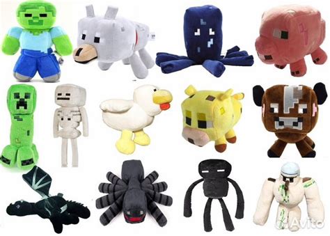Мягкие игрушки Майнкрафт-minecraft 20см все герои купить в Москве ...