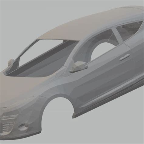 STL Datei Renault Megane 3 Coupe Printable Body Car Herunterladen