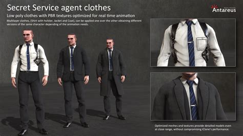 Secret Agent Costumes & Gears - Character Creator/Combo (Single PID ...