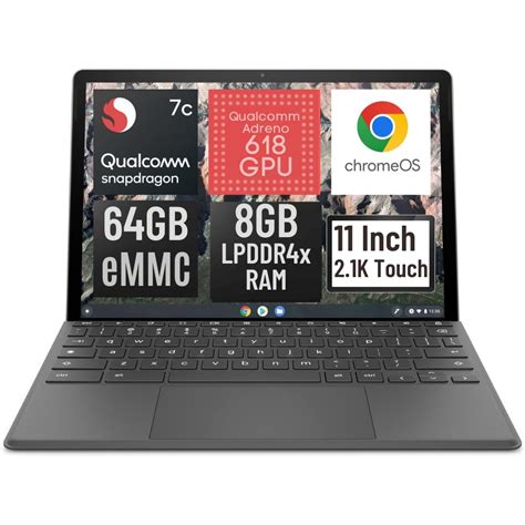 hp Chromebook x2 11 da0023dx 11 pulgadas visualización táctil portátil