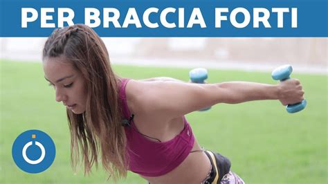 Routine FITNESS Per Principianti Esercizi Per Le BRACCIA YouTube