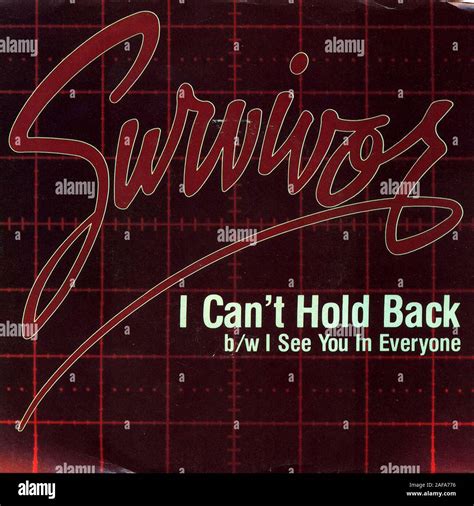 Survivor - I Can't Hold Back - Vintage vinyl album cover Stock Photo ...