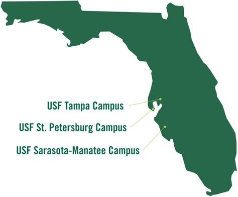 University Of South Florida Campus Map Map