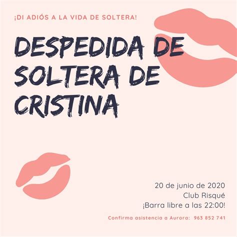 Plantillas De Invitaciones A Despedida De Soltera Canva