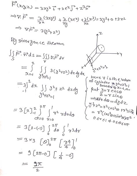 Solved Use The Divergence Theorem To Compute The Outward Flux