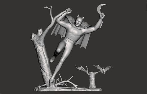 AURORA BATMAN model kit scan 3D model 3D printable | CGTrader