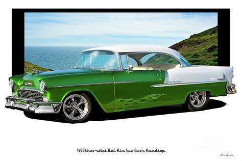 1955 Chevrolet Bel Air Two Door Hardtop Photograph By Dave Koontz Fine Art America