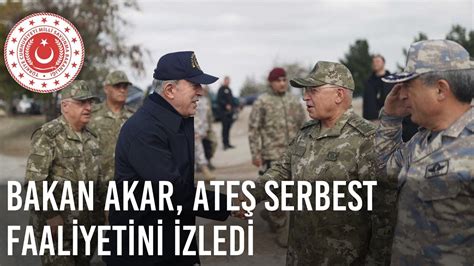 Bakan Akar Ve Beraberindeki Tsk Komuta Kademesi Ate Serbest