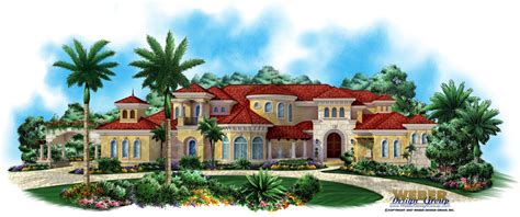 Spanish House Plans: Spanish Mediterranean Style Home Floor Plans