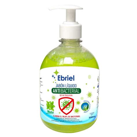 JABÓN LÍQUIDO ANTIBACTERIAL MUÑA 500 ml Ebriel Línea Empresarial