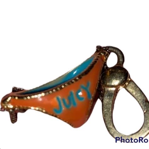 Juicy Couture Jewelry New Juicy Couture Orange Bikini Bottoms Charm Poshmark