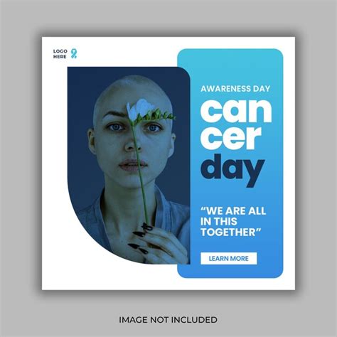 Premium Psd World Cancer Awareness Day Social Media Post And