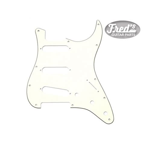 FRED S PART Plaque Protection Strat SSS Parchment PG03P Ferré