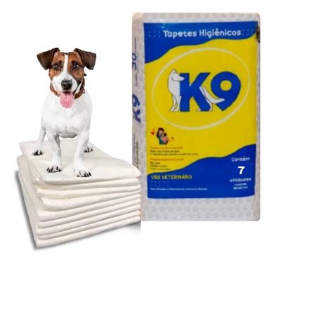 Tapete Higiênico K9 Pet Para Cães Gatos 07 Unidades 80x60 Cm no Shoptime