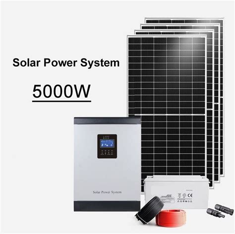 Super Solar 10 Kw 15kw Complete 5kw Off Grid Solar Power System With