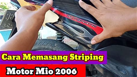 Cara Memasang Striping Motor Mio Temeng Official Youtube