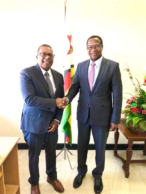 Prof Mthuli Ncube On Twitter I Met With Us Ambassador To Zimbabwe