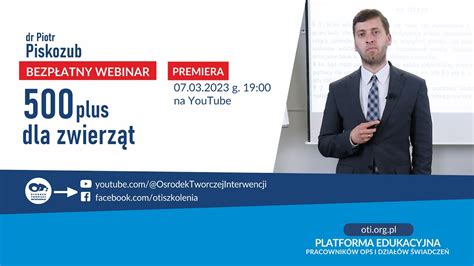 Oti Bezp Atny Webinar Plus Dla Zwierz T Youtube