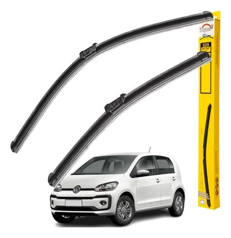 Par Palhetas Limpador Parabrisa Vw Up 2014 Á 2021 Dyna Frete grátis