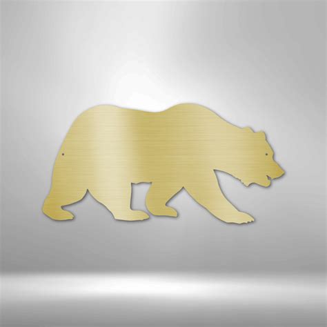 Loon Peak Grizzly Bear Steel Wall Décor Wayfair