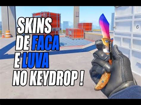 ARRISQUEI TUDO POR SKINS DE FACA E LUVA NO KEYDROP YouTube