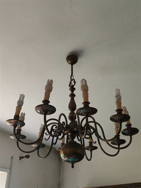 Chandelier 2 Brass Catawiki