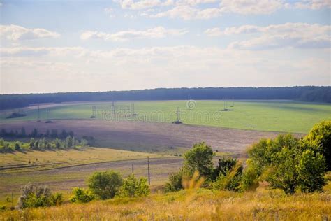 Russische Offene R Ume Krim Feld Russische Landschaften Des Sommers