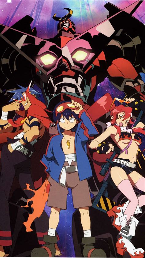 Gurren Lagann Wallpapers For Iphone And Android By Scott Roth