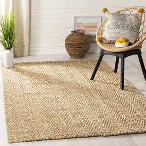 Ebern Designs Garette Power Loom Jute Sisal Natural Rug Reviews Wayfair