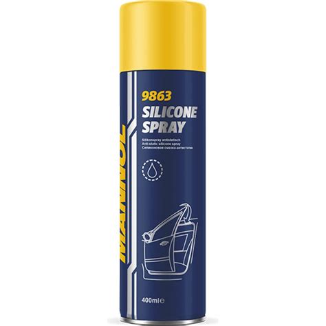 Силиконовая водоотталкивающая смазка MANNOL SILICONE SPRAY 400 мл 9863