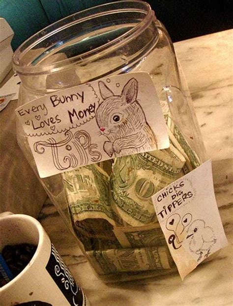 16 Funny Tip Jars That Would Earn Your Quarters Funny Tip Jars Funny Tips Tip Jars