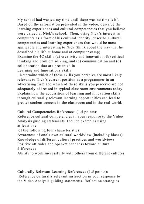 Cultural Competence In The Classroomnikhil Goyal Is A Successful Docx