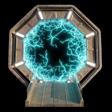 Worn Down Portal free VR / AR / low-poly 3D model | CGTrader