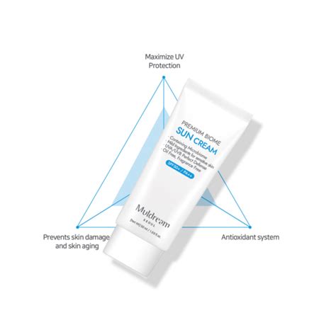 MULDREAM Premium Biome Sun Cream SPF50+/PA++ - Korean Skincare, K ...