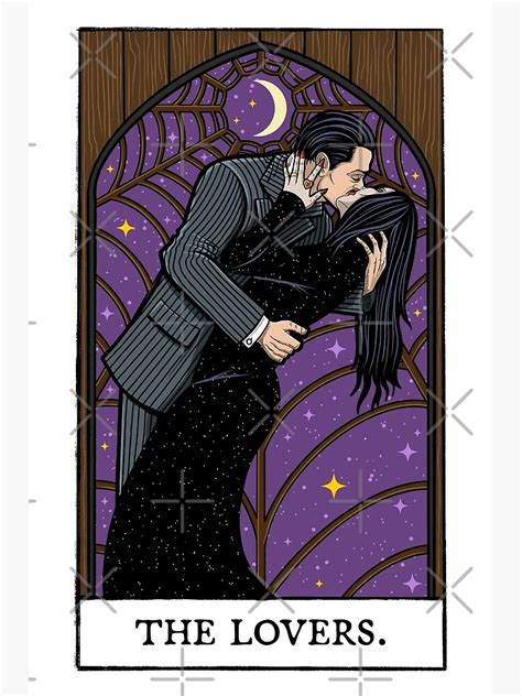 The Lovers Tarot Card Poster By Agliarept Redbubble Tarot Tattoo