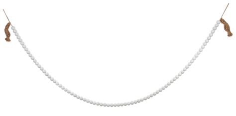 Wholesale Oversized White Bead Garland Ganz