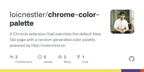 GitHub - loicnestler/chrome-color-palette: A Chrome extension that ...